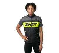 Shot Bodywarmer Lite 2.0 Motocross Vest, nero-giallo, taglia S per maschi