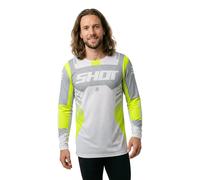 Shot Aerolite Sprint Maglia da motocross, grigio, Taglia L