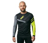 Shot Maglia Motocross Contact Rush Manica Lunga Nero-Grigio-Giallo Taglia L Uomo
