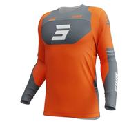 Shot Contact Shield Maglia da motocross, arancione, Taglia S