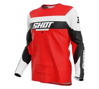 §Maglia Cross Bambino Shot Draw League Rossa§