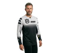 Shot Aerolite Husqvarna Limited Edition Maglia Motocross, nero-bianco, taglia S