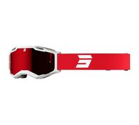 §Maschera Cross Shot Iris 2.0 Tech Bianco-Rosso§