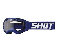Shot Rocket Kid 2.0 Occhiali da motocross, bianco-blu per bambini