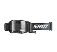 Shot Lite Solid Roll-Off Occhiali da motocross, nero per maschi