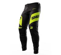 Shot Pantaloni Motocross Aerolite Ultima nero-giallo Taglia 26 da uomo