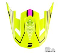 Frontino Casco Cross Shot Race Gear Lite Glory 27 Giallo Neon Perlato Giallo Neon Perlato