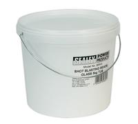 Shot Sabbiatura Perline Vetro 5kg Plastica Vasca - Sealey B5KG Nuovo