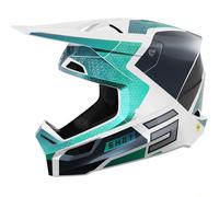 Shot Race Phaser Casco da motocross, turchese, taglia L per maschi