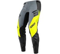 Shot Aerolite Ultra Pantaloni da motocross, grigio-giallo, taglia 34 per maschi