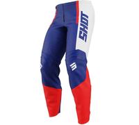 §Pantaloni Cross Bambino Shot Draw League Blu-Rosso§