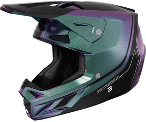 Shot Speed Fury Casco da motocross, viola, Taglia L (59/60)