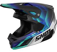 Casco da motocross Shot Speed Olymp blu perla M