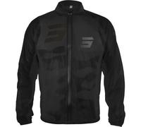 Shot Stretchable Windbreaker Giacca impermeabile, nero, Taglia L