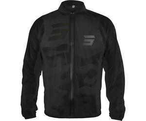 Shot Stretchable Windbreaker Giacca impermeabile, nero, Taglia L