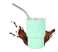 Shot - Tazza per sublimazione 88 ml con cannuccia, bottiglie in acciaio per bevande e cocktail + regali originali per matrimoni ed eventi