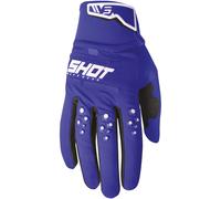 Shot Vision Guanti da motocross, blu, taglia 3XL per maschi