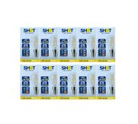 SHOT WLD3002X2 SET 10PZ Lampadina SFERA LED TRASPARENTE 2,5W 250LM E14 2700K [EEK: A++]