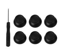 SHOTAY 6PCS levette analogiche levette levetta levetta Joystick Set di Strumenti cacciavite Kit di Ricambio Nero per 4 Parti di Riparazione Controller Nero