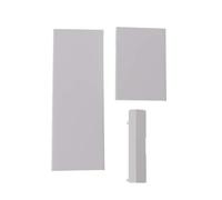 SHOTAY Sostituzione Memeory Card Porta Slot Coperchio 3 Parti Porta Covers per Nintend Wii Console Bianco