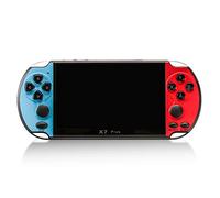 SHOTAY X7Plus 5.1 Pollice Schermo Colorato Console di Gioco Dual Rocker Palmare Retro Game Host Macchina per Gli Amanti Del Gioco Regali Rosso E Blu