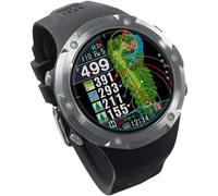 ShotNavi Evolve PRO Nero Argento Golf GPS Orologio da Polso Misuratore di Dis...