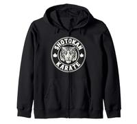 Shotokan Karate Fighter Marial Arts Tiger Funny Karateka Felpa con Cappuccio