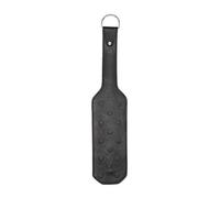 Shots Ouch! Pain - Leather Vampire Paddle - Black