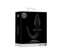 Shots Ouch Puppy Play Tail Butt Plug - Black