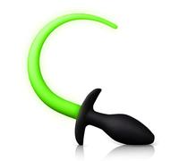 Shots Ouch Puppy Tail Plug - Glow in The Dark