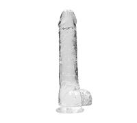 REALROCK - Dildo Realistico Trasparente - Cristallino (22cm)
