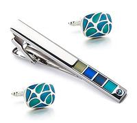 SHOUKAII Jewelry Cufflinks Men's Cufflinks Suit Tie Clips French Shirt Noble Cufflinks Wedding Officiant Enamel Clips