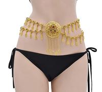 SHOUKAII Necklaces Belly Chains Waist Dance Belt Body Chain Party Body Jewelry Gift
