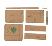Shoulder Acrylic Template Pattern, DIY Leather Pattern Kit, Strength Transparent Acrylic Template with Protective Film, for Handcraft Enthusiasts and DIY Lovers