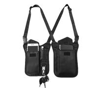 Shoulder Armpit Pocket, Sling Pack, 1 pezzo Secure Anti-Theft Design, Ergonomic and Comfortable Fit, Fanny Pack for Secure Travel, Outdoor Sports, and Daily Use, Black, Nero , Se référer au