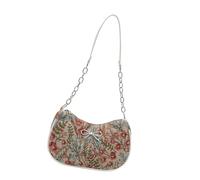 Shoulder Bags Women Clutches Purses Shoulder Bag Trendy Toted Handbag Sweet Floral Print Hobos Handbags Underarm Bag Clutches Purse With Zipper Closure