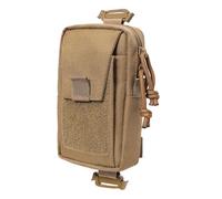 Shoulder Smartphone Strap Pack - Multi Purpose Backpack Attachment Pouch, Nylon Outdoor Add On Bag For Hunting Camping Travel Storage | Hands Free Convenience, Gear Organization Support, Mobile Device