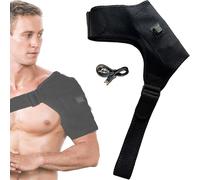 Shoulder Wrap Pad, USB Plug-In Heating Shoulder Pad, Electric Shoulder Massager with Heat, 3 Adjustable Shoulder Warmer Wrap, Relaxing Heated Shoulder Wrap for Women and Men