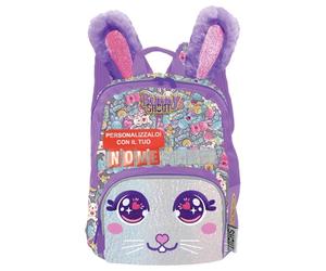 Shout Bunny | Zaino Asilo o Scuola Elementare per Bambini con Tasca Termica per Cibo e Acqua Zainetto da Bambino con 2 Compartimenti - Zaino Kids Tasca Termica