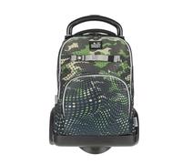 Shout Coolboy | Zaino Trolley Sganciabile da Scuola Elementare e Media per Bambini con Ruote in Gomma Zainetto da Bambino o Bambina - Trolley D-Touch