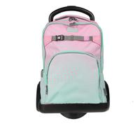 Shout Coolgirl | Zaino Trolley Sganciabile da Scuola Elementare e Media per Bambini con Ruote in Gomma Zainetto da Bambino o Bambina - Trolley D-Touch