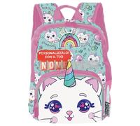 Shout Kittycorn | Zaino Scuola Elementare per Bambini con Tasca Termica per Cibo e Acqua Zainetto da Bambina con 2 Compartimenti - Zaino Kids Tasca Termica