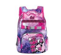 Shout Kittylove | Zaino Scuola Elementare per Bambini per Cibo e Acqua Zainetto da Bambino con 4 Compartimenti e Portaborraccia - Zaino Heavy Weighter