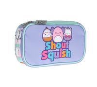 Shout Squishy | Astuccio per Bambino o Bambina da Scuola Elementare Media, Astuccio Essenziale di 29 Pezzi con Zip e Elastico Portapenne
