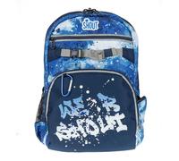 Shout We R Shout | Zaino Scuola Elementare per Bambini per Cibo e Acqua Zainetto da Bambino con 4 Compartimenti e Portaborraccia - Zaino Heavy Weighter