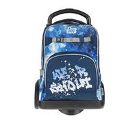 Shout We R Shout | Zaino Trolley Sganciabile da Scuola Elementare e Media per Bambini con Ruote in Gomma Zainetto da Bambino o Bambina - Trolley D-Touch