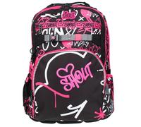 Shout | Zaino Scuola Elementare per Bambini Zainetto da Bambina con 4 Compartimenti e Portaborraccia - Heavy Weighter Spray Girl C/Clip-On