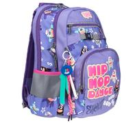 Shout | Zaino Scuola Elementare per Bambini Zainetto da Bambino o Bambina con 4 Compartimenti e Portaborraccia - Heavy Weighter Hip Hop Dance C/Clip-On