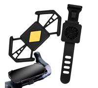 Shouxiut Supporto per telefono per bicicletta, in silicone, flessibile, per assorbire gli urti, per uomini, donne, bambini, bambini, pendolari, viaggi, viaggi all'aperto