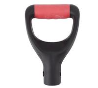Shovel D Grip, 3.2 cm Digging Rake Tool Garden Accessory Shovel Handle Digging, Raking and Snow Removal Tool Sturdy orange design (Black)